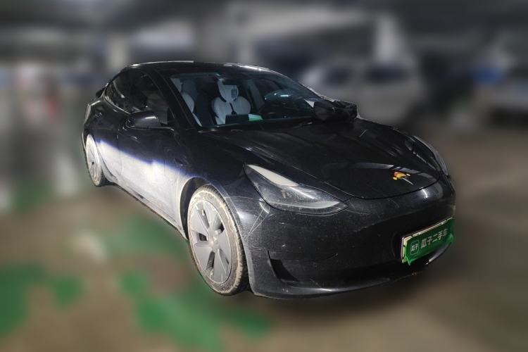 Used Tesla Model 3 2021 Revised Version Standard Range Rear-Wheel Drive Upgraded Edition 3D1 Front Right 45 Deg