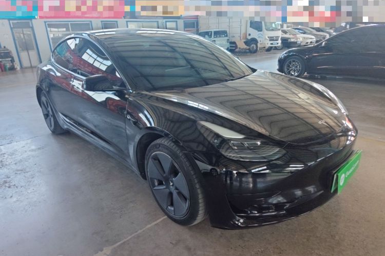 Used Tesla Model 3 2021 Standard Range Rear-Drive Upgraded Version Front Right 45 Deg
