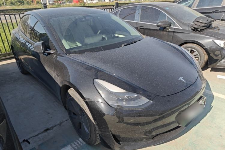 Used Tesla Model 3 2021 Standard Range Rear-Drive Upgraded Version Front Right 45 Deg