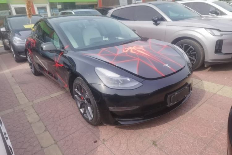 Used Tesla Model 3 2021 Performance High-Performance All-Wheel-Drive Version 3D6 Front Right 45 Deg