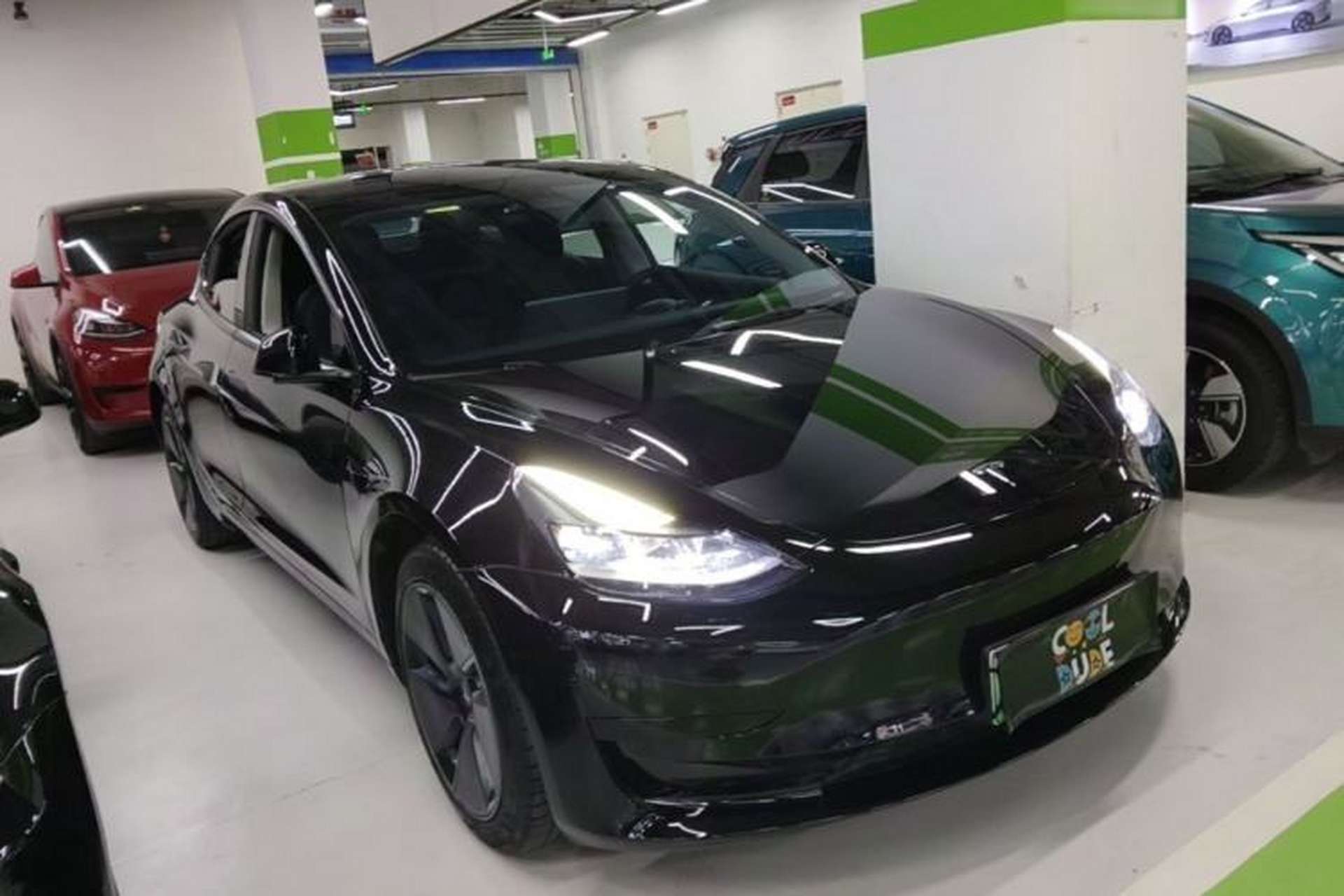 Used Tesla Model 3 2021 Revised Version Standard Range Rear-Wheel Drive Upgraded Edition 3D1 Front Right 45 Deg