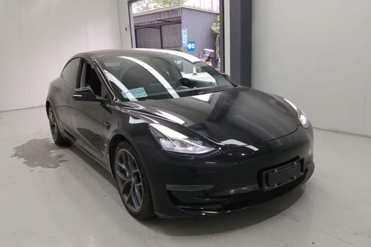 Used Tesla Model 3 2021 Performance High-Performance All-Wheel-Drive Version Front Right 45 Deg