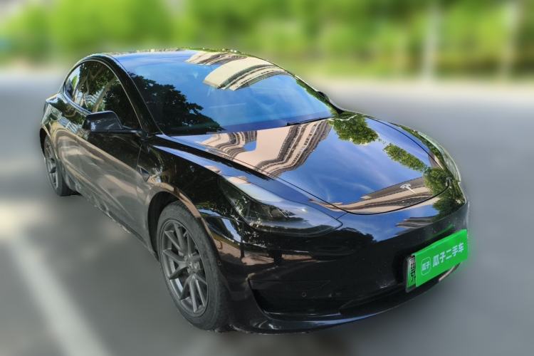 Used Tesla Model 3 2021 Revised Version Standard Range Rear-Wheel Drive Upgraded Edition 3D1 Front Right 45 Deg