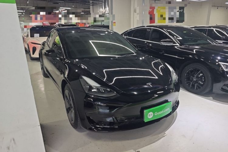 Used Tesla Model 3 2021 Revised Version Standard Range Rear-Wheel Drive Upgraded Edition 3D1 Front Right 45 Deg