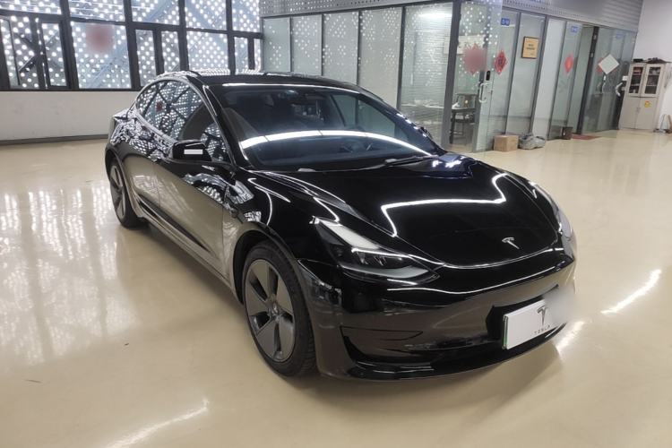 Used Tesla Model 3 2021 Standard Range Rear-Wheel Drive Upgraded Version 3D6 Front Right 45 Deg