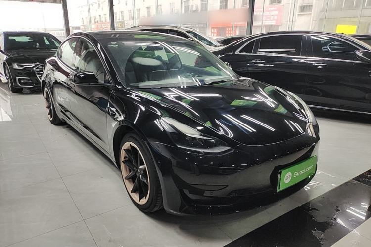 Used Tesla Model 3 2021 Standard Range Rear-Wheel Drive Upgraded Version 3D6 Front Right 45 Deg