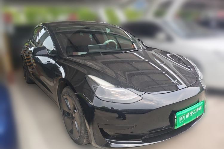 Used Tesla Model 3 2021 Standard Range Rear-Drive Upgraded Version Front Right 45 Deg