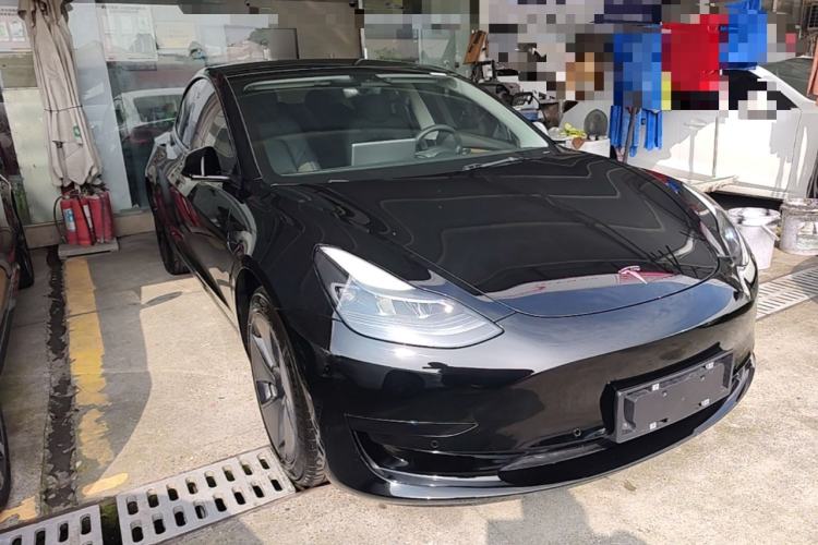Used Tesla Model 3 2021 Standard Range Rear-Wheel Drive Upgraded Version 3D6 Front Right 45 Deg
