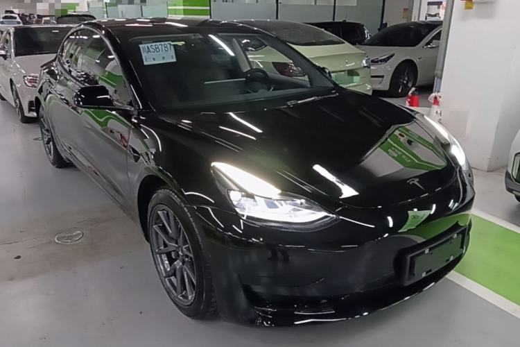 Used Tesla Model 3 2021 Standard Range Rear-Drive Upgraded Version Front Right 45 Deg