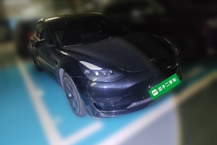 Used Tesla Model 3 2021 Revised Version Standard Range Rear-Wheel Drive Upgraded Edition 3D1 Front Right 45 Deg