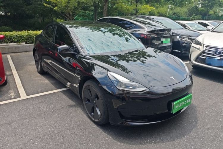 Used Tesla Model 3 2021 Standard Range Rear-Wheel Drive Upgraded Version 3D6 Front Right 45 Deg