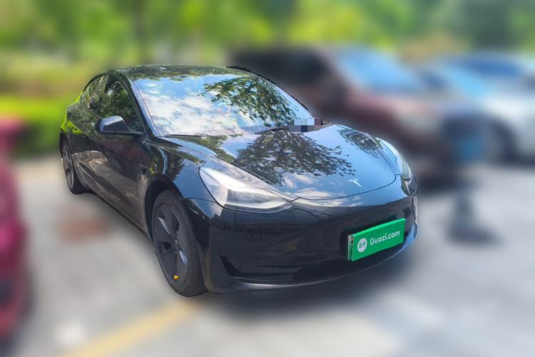 Used Tesla Model 3 2021 Standard Range Rear-Wheel Drive Upgraded Version 3D6 Front Right 45 Deg