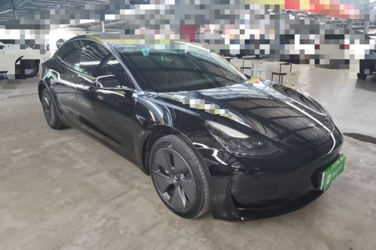 Used Tesla Model 3 2021 Standard Range Rear-Drive Upgraded Version Front Right 45 Deg