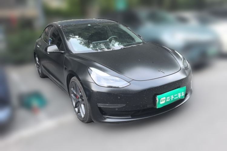 Used Tesla Model 3 2021 Performance High-Performance All-Wheel-Drive Version 3D6 Front Right 45 Deg