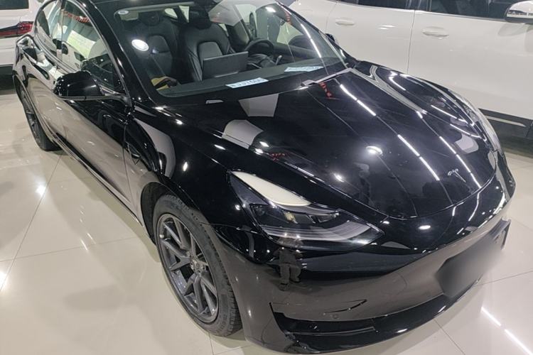Used Tesla Model 3 2021 Standard Range Rear-Drive Upgraded Version Front Right 45 Deg