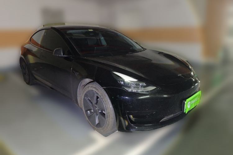 Used Tesla Model 3 2021 Standard Range Rear-Drive Upgraded Version Front Right 45 Deg