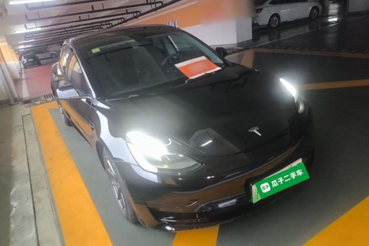 Used Tesla Model 3 2021 Revised Version Standard Range Rear-Wheel Drive Upgraded Edition 3D1 Front Right 45 Deg