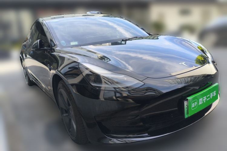 Used Tesla Model 3 2021 Standard Range Rear-Drive Upgraded Version Front Right 45 Deg