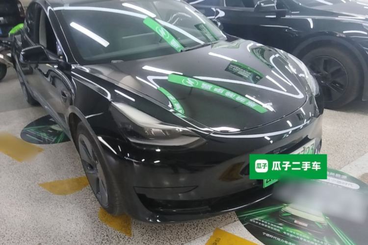 Used Tesla Model 3 2021 Standard Range Rear-Wheel Drive Upgraded Version 3D6 Front Right 45 Deg