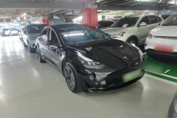 Used Tesla Model 3 2021 Standard Range Rear-Wheel Drive Upgraded Version 3D6 Front Right 45 Deg