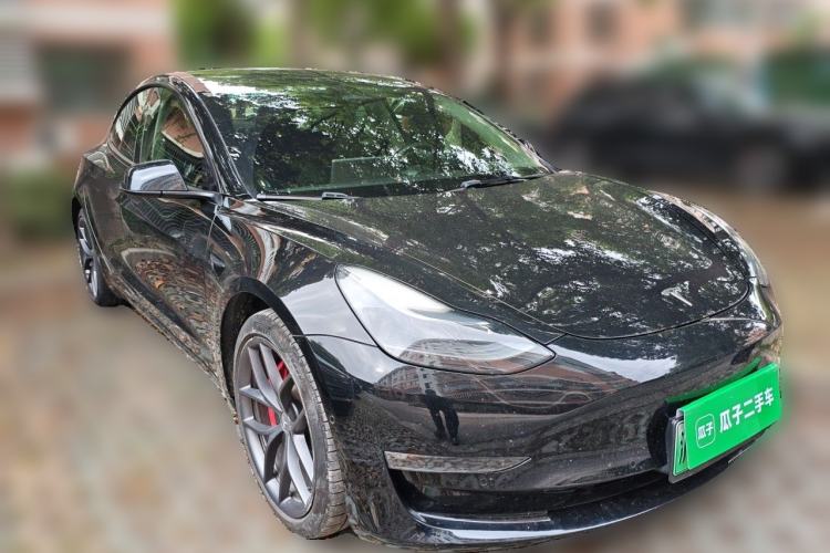 Used Tesla Model 3 2021 Revised Version II – Performance High-Performance All-Wheel-Drive Edition Front Right 45 Deg