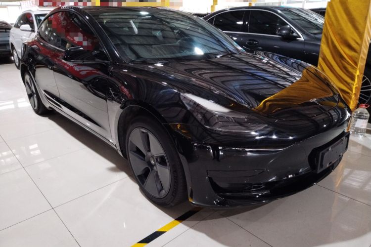 Used Tesla Model 3 2021 Standard Range Rear-Wheel Drive Upgraded Version 3D6 Front Right 45 Deg