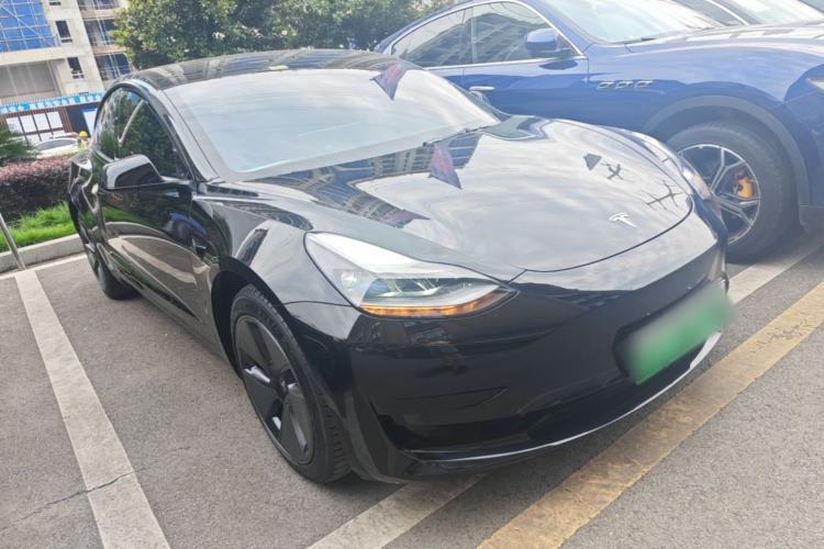 Used Tesla Model 3 2021 Revised Version Standard Range Rear-Wheel Drive Upgraded Edition 3D1 Front Right 45 Deg