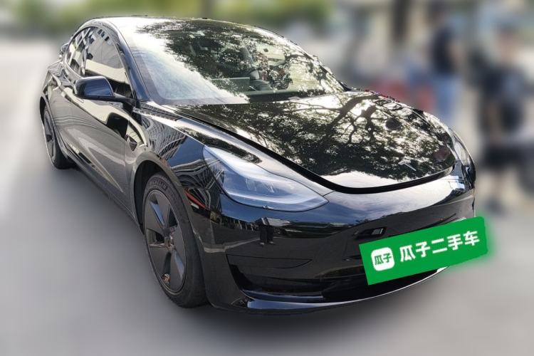 Used Tesla Model 3 2021 Standard Range Rear-Drive Upgraded Version Front Right 45 Deg