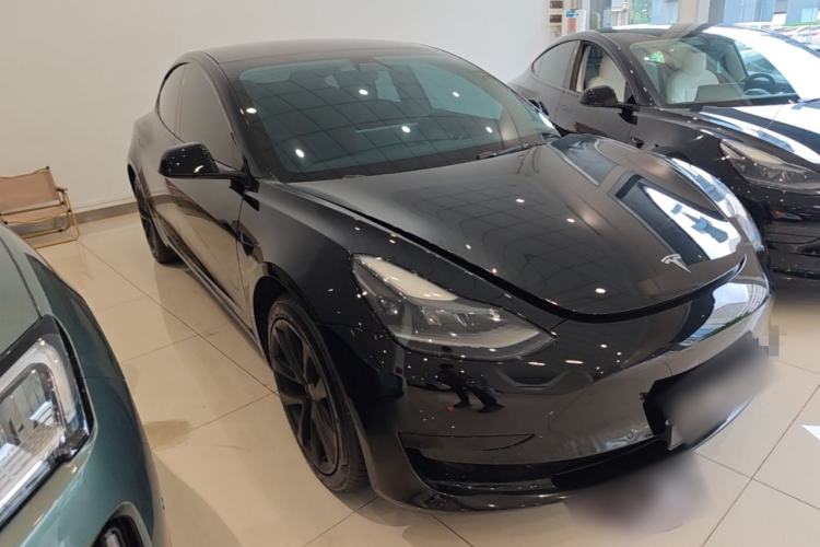Used Tesla Model 3 2021 Standard Range Rear-Drive Upgraded Version Front Right 45 Deg