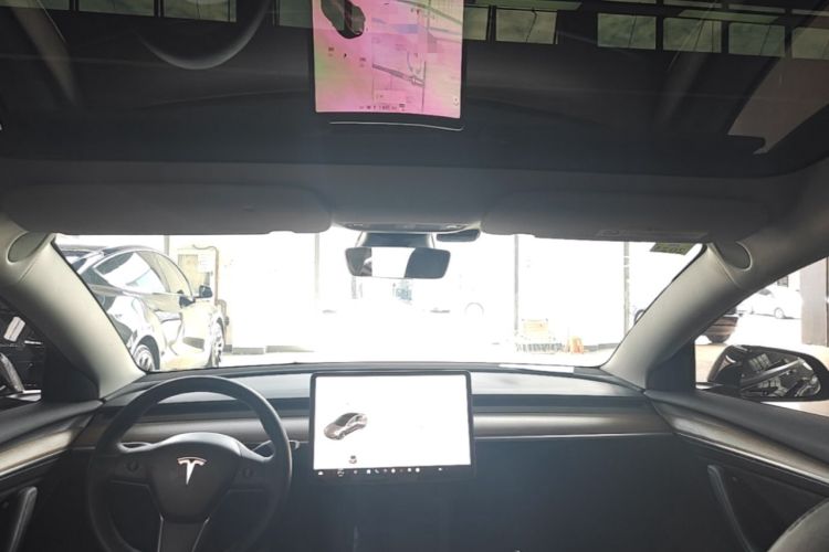 Used Tesla Model 3 2021 Standard Range Rear-Wheel Drive Upgraded Version 3D6 Headliner