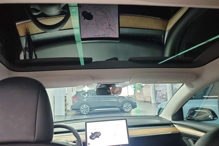 Used Tesla Model 3 2021 Standard Range Rear-Wheel Drive Upgraded Version 3D6 Headliner