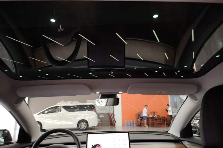 Used Tesla Model 3 2021 Standard Range Rear-Wheel Drive Upgraded Version 3D6 Headliner