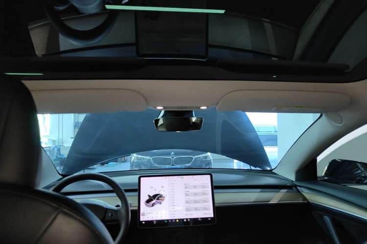 Used Tesla Model 3 2021 Standard Range Rear-Wheel Drive Upgraded Version 3D6 Headliner