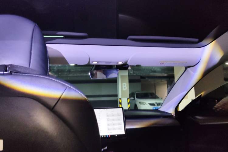 Used Tesla Model 3 2021 Standard Range Rear-Wheel Drive Upgraded Version 3D6 Headliner