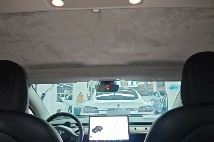 Used Tesla Model 3 2021 Revised Version Standard Range Rear-Wheel Drive Upgraded Edition 3D1 Headliner