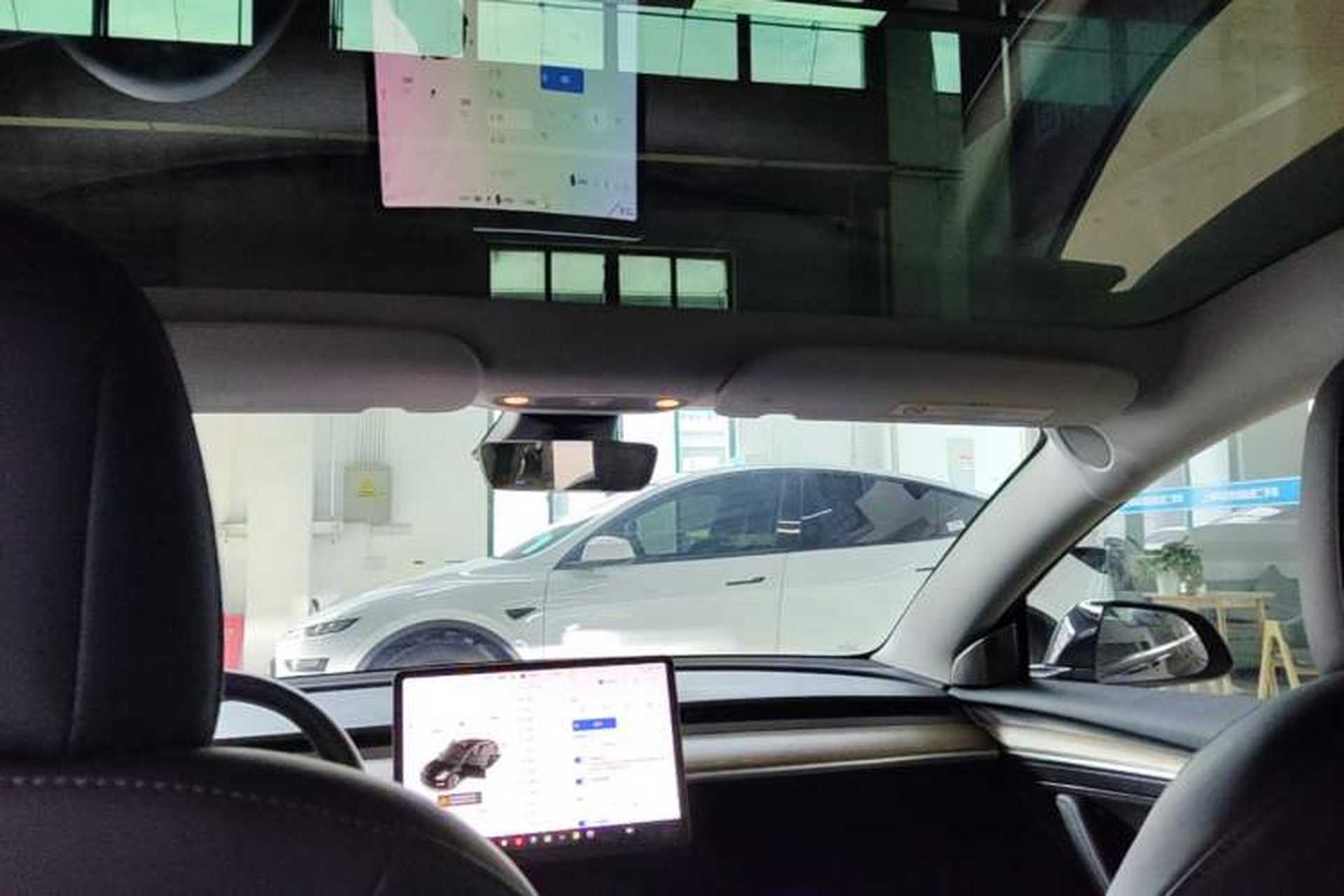 Used Tesla Model 3 2021 Standard Range Rear-Wheel Drive Upgraded Version 3D6 Headliner