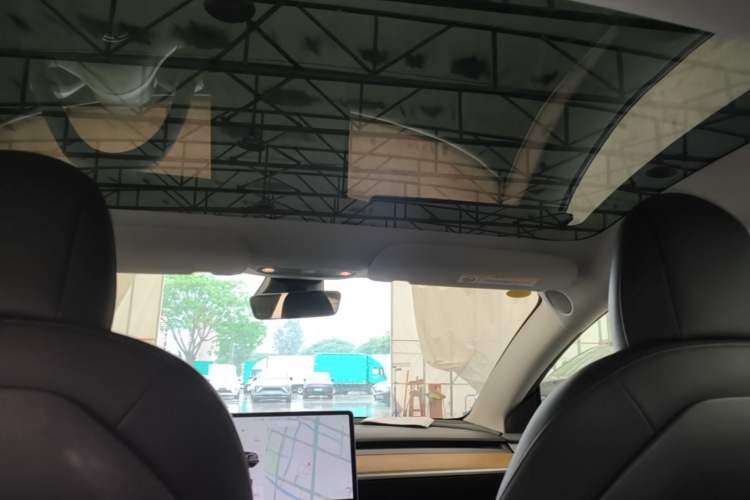 Used Tesla Model 3 2021 Revised Version Standard Range Rear-Wheel Drive Upgraded Edition 3D1 Headliner