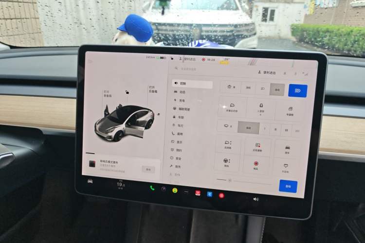 Used Tesla Model 3 2021 Revised Version Standard Range Rear-Wheel Drive Upgraded Edition 3D1 Instrument Cluster