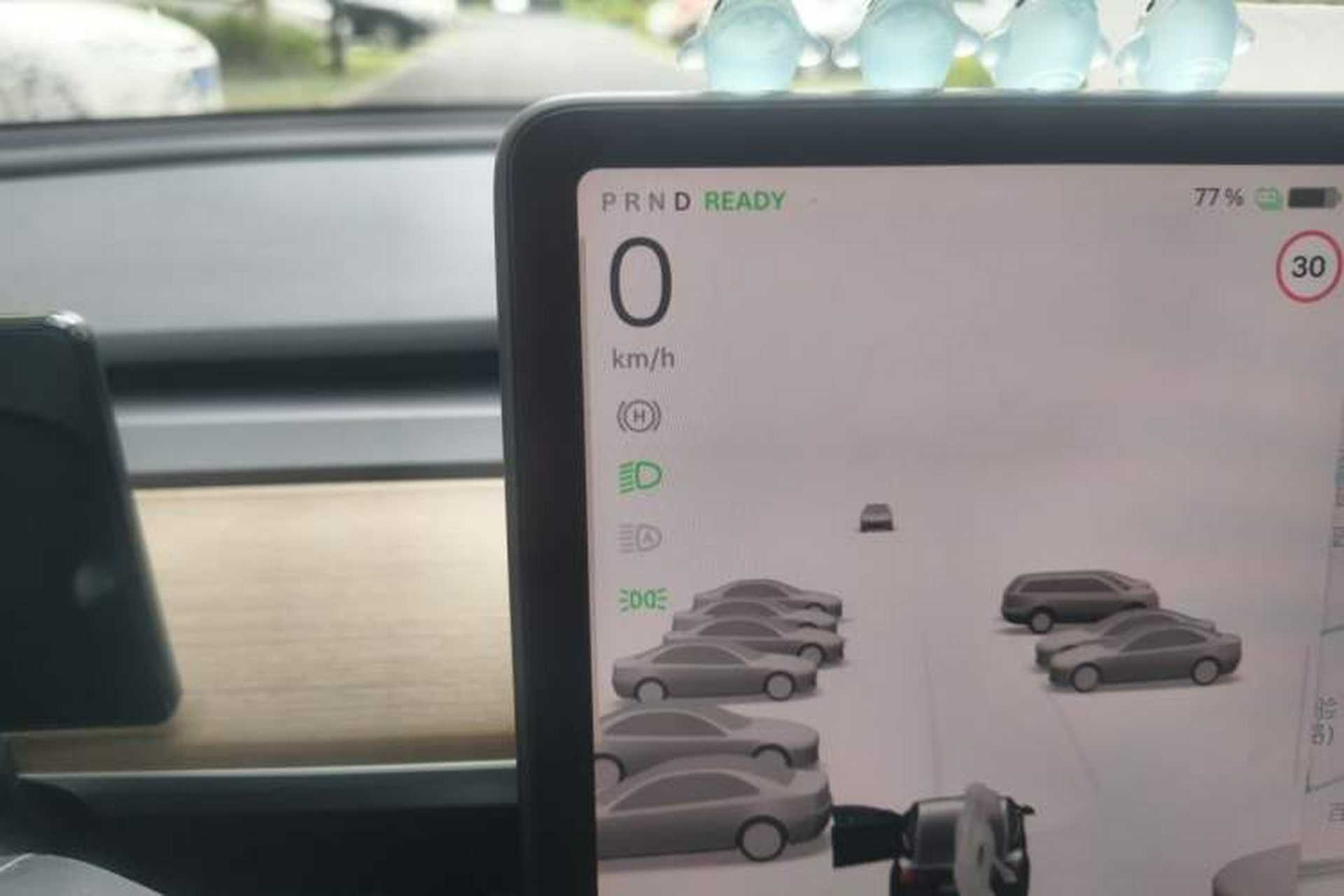 Used Tesla Model 3 2021 Revised Version II – Performance High-Performance All-Wheel-Drive Edition Instrument Cluster