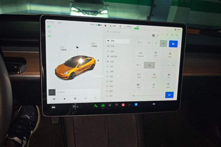 Used Tesla Model 3 2021 Revised Version Standard Range Rear-Wheel Drive Upgraded Edition 3D1 Instrument Cluster