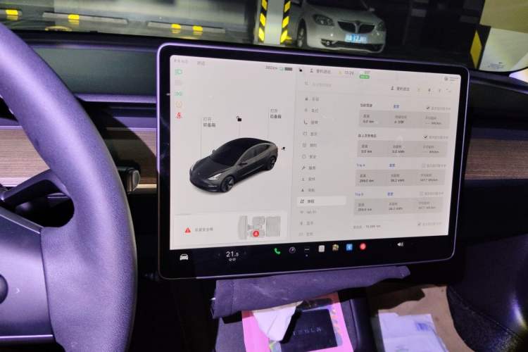 Used Tesla Model 3 2021 Standard Range Rear-Wheel Drive Upgraded Version 3D6 Instrument Cluster