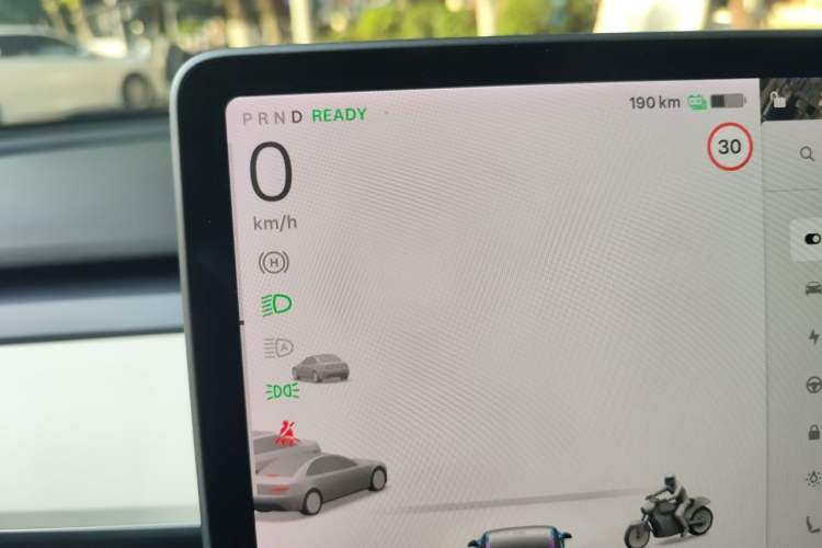 Used Tesla Model 3 2021 Performance High-Performance All-Wheel-Drive Version 3D6 Instrument Cluster