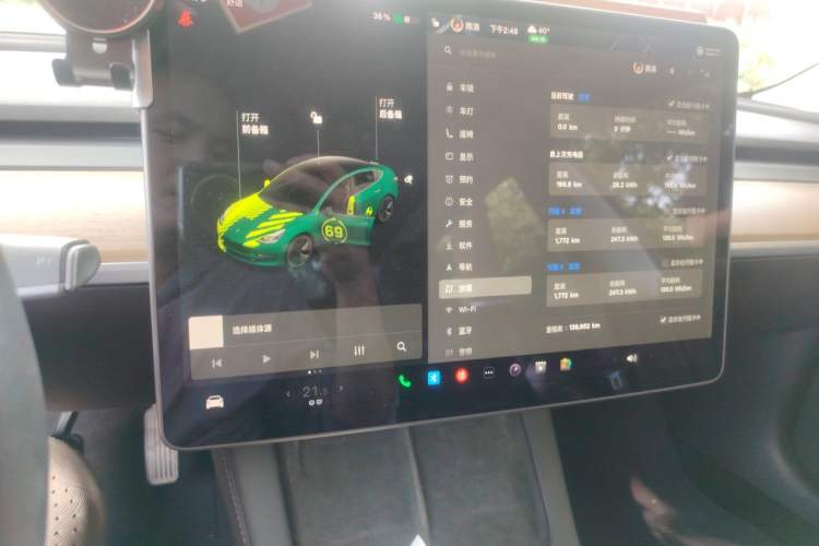 Used Tesla Model 3 2021 Standard Range Rear-Drive Upgraded Version Instrument Cluster