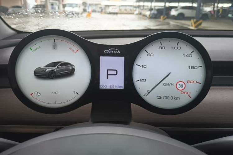 Used Tesla Model 3 2021 Performance High-Performance All-Wheel-Drive Version Instrument Cluster