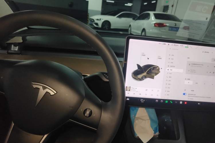 Used Tesla Model 3 2021 Revised Version Standard Range Rear-Wheel Drive Upgraded Edition 3D1 Instrument Cluster