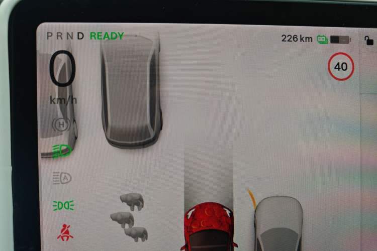 Used Tesla Model 3 2021 Performance High-Performance All-Wheel-Drive Version Instrument Cluster