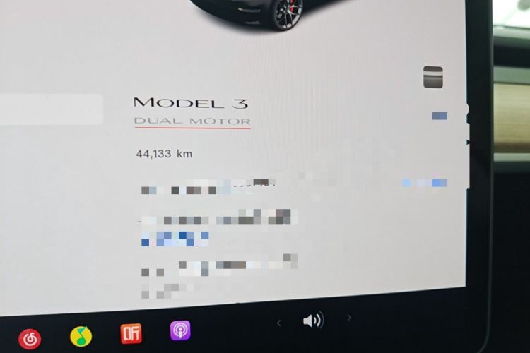 Used Tesla Model 3 2021 Revised Version II – Performance High-Performance All-Wheel-Drive Edition Instrument Cluster