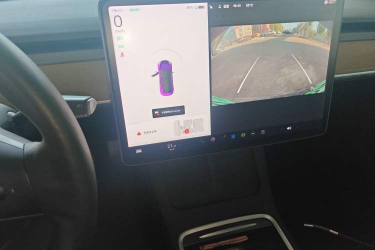 Used Tesla Model 3 2021 Revised Version Standard Range Rear-Wheel Drive Upgraded Edition 3D1 Instrument Cluster