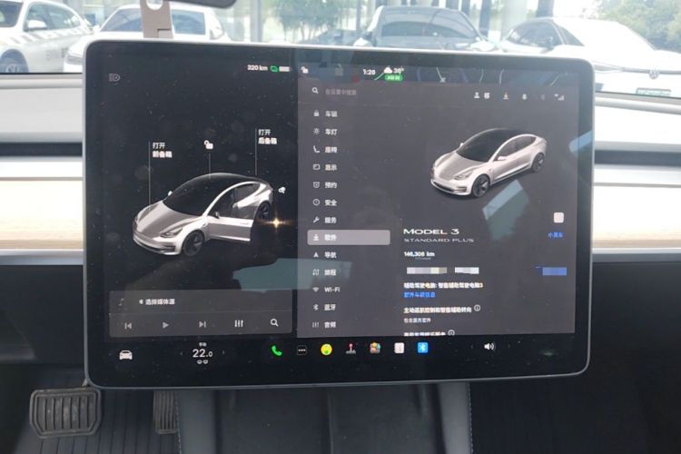 Used Tesla Model 3 2021 Standard Range Rear-Wheel Drive Upgraded Version 3D6 Instrument Cluster