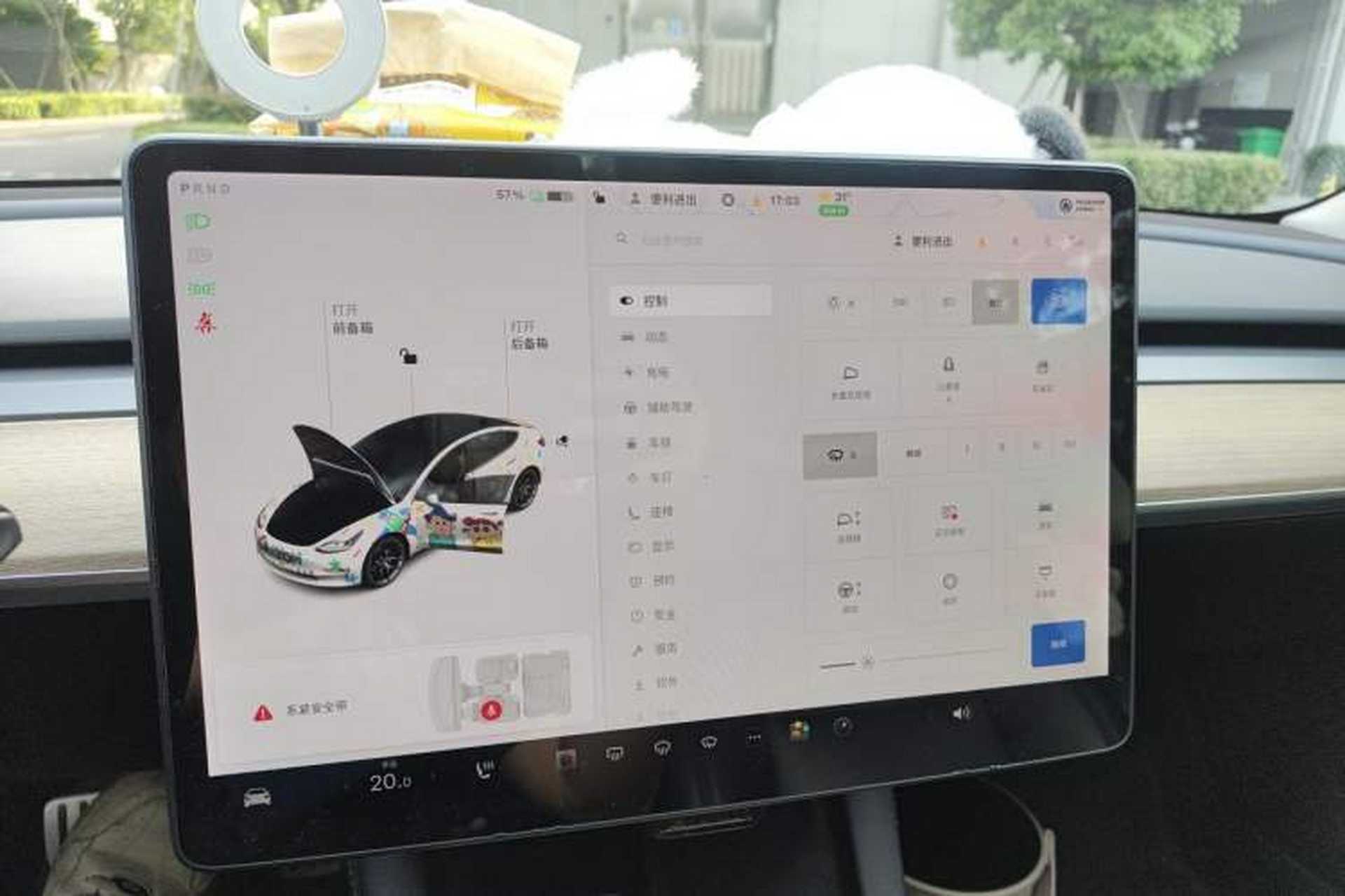Used Tesla Model 3 2021 Performance High-Performance All-Wheel-Drive Version Instrument Cluster